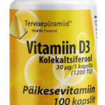Vitamin D3 30mcg 100 capsules
